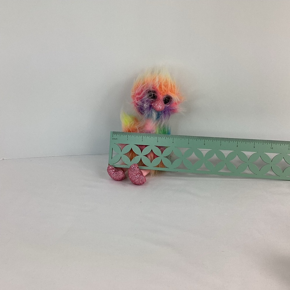 TY Beanie Boos Asha the Rainbow Ostrich Bird Stuffed Animal Plush Toy 2019 w/Tag - Picture 13 of 13
